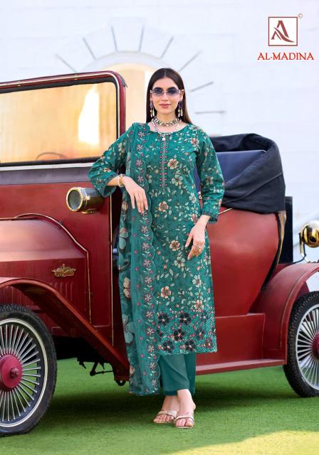 Alok suit al madina catalogue wholesale dress material distributors